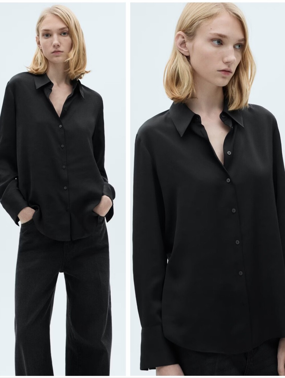 MANGO Flowy Shirt